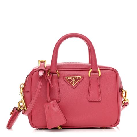 PRADA Saffiano Lux Mini Top Handle Crossbody Bag Tamaris 